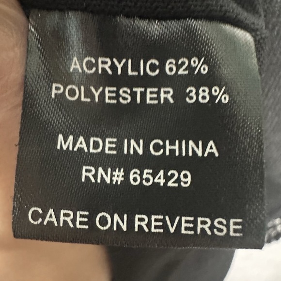 Boho Festival Asymmetrical Midi Black White Mixed Media Women Knit Skirt Size XL - Picture 11 of 15